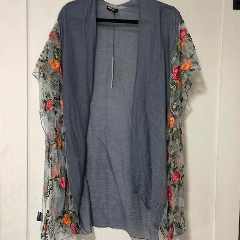 Blue wrap/coverup
